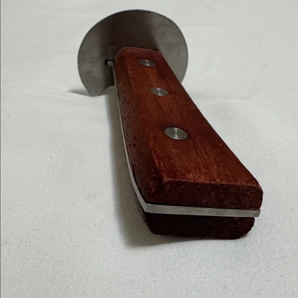 OYSTER DAGGER SHUCKER Mussels Clam KNIFE Full Tang Stainless Steel Brown Wood 7”